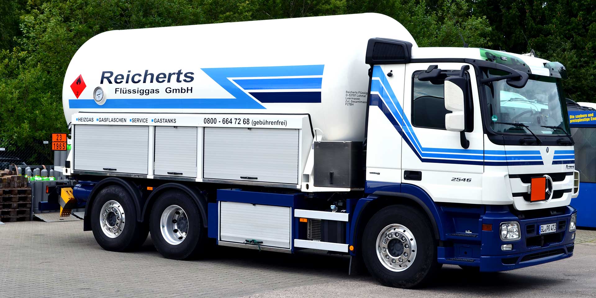 Reicherts Flüssiggas Transporte Fuhrpark Reicherts Flüssiggas Transporte Fuhrpark